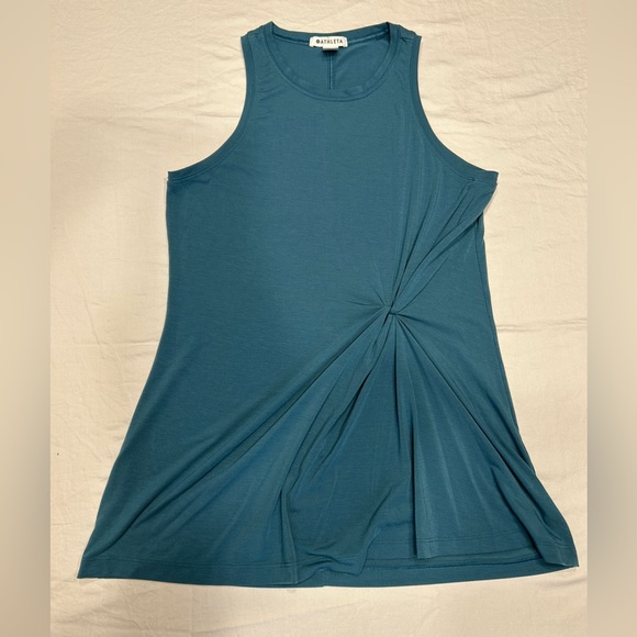 Athleta Tops - Athleta Teal Twist Tank Top